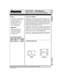 Datasheet EL2125C manufacturer Elantec