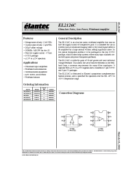 Datasheet EL2126CW-T13 manufacturer Elantec
