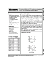 Datasheet EL2180CS manufacturer Elantec