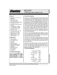 Datasheet EL2357C manufacturer Elantec