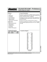 Datasheet EL4342CU manufacturer Elantec