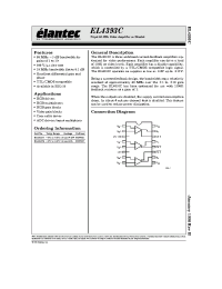 Datasheet EL4393 manufacturer Elantec