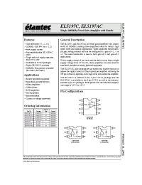 Datasheet EL5197CS manufacturer Elantec