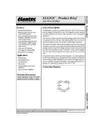 Datasheet EL6202C manufacturer Elantec