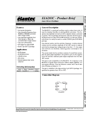 Datasheet EL6203C manufacturer Elantec