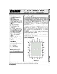 Datasheet EL6293C manufacturer Elantec