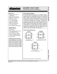 Datasheet EL7222CN manufacturer Elantec