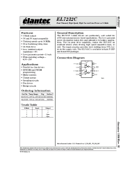 Datasheet EL7232CN manufacturer Elantec