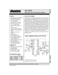 Datasheet EL7563CRE-T7 manufacturer Elantec