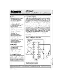 Datasheet EL7564C manufacturer Elantec