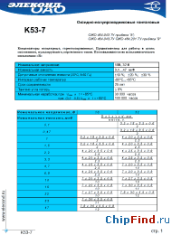 Datasheet К53-7 4,7мкФ 32В manufacturer Элеконд