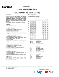 Datasheet EDL1216AASA-75-E manufacturer Elpida