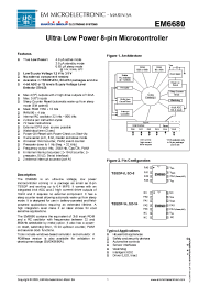 Datasheet EM6680WP11 manufacturer EM Microelectronic