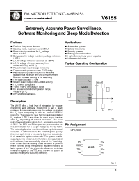 Datasheet V61558S manufacturer EM Microelectronic