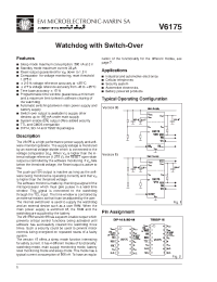 Datasheet V6175 manufacturer EM Microelectronic