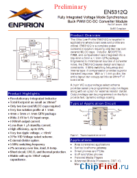 Datasheet EN5312Q manufacturer Enpirion