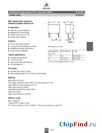 Datasheet B32620-A5473 manufacturer EPCOS