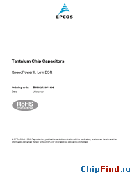 Datasheet B45002B1076M307 manufacturer EPCOS