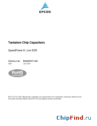 Datasheet B45006D1576K506 manufacturer EPCOS