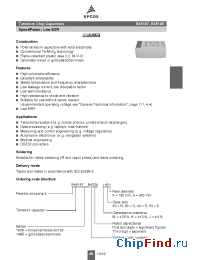 Datasheet B45197 manufacturer EPCOS