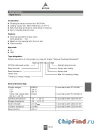 Datasheet B72240L0131K102 manufacturer EPCOS
