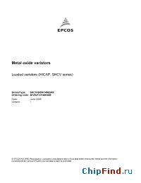 Datasheet B72527C3140K000 manufacturer EPCOS