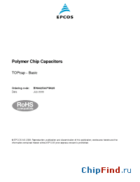 Datasheet B76002V3376M025 manufacturer EPCOS