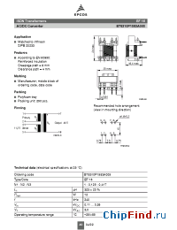 Datasheet B78310P1583A005 manufacturer EPCOS