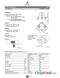 Datasheet B78386P1114A005 manufacturer EPCOS