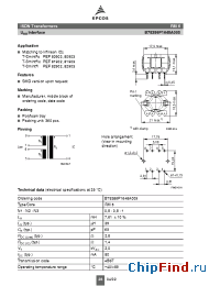 Datasheet B78386P1648A005 manufacturer EPCOS