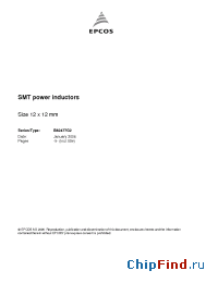 Datasheet B82477G2103M000 manufacturer EPCOS