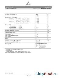 Datasheet B88069X4221B502 manufacturer EPCOS