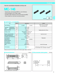Datasheet MC-146 manufacturer EPSON