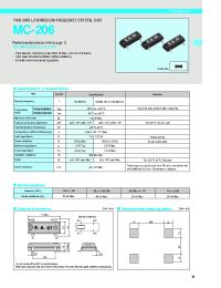 Datasheet MC-206 manufacturer EPSON