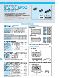 Datasheet RTC-7301SF manufacturer EPSON