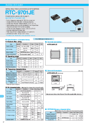 Datasheet RTC-9701JE manufacturer EPSON