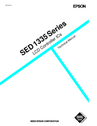 Datasheet SED1335F0A manufacturer EPSON