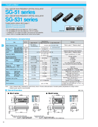 Datasheet SG-51 manufacturer EPSON
