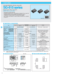 Datasheet SG-615 manufacturer EPSON