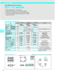 Datasheet SG-710PTK manufacturer EPSON