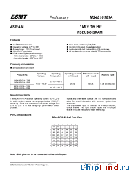 Datasheet M24L16161A manufacturer EliteMT