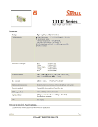 Datasheet 1313F manufacturer Неопределенные