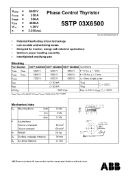 Datasheet 5STP03X6200 manufacturer Неопределенные