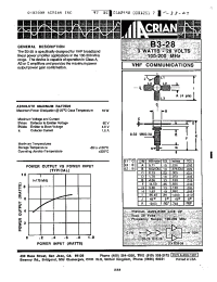 Datasheet B3-28 manufacturer Неопределенные