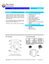 Datasheet B34063AEM manufacturer Неопределенные