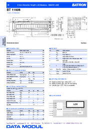 Datasheet BT11608 manufacturer Неопределенные
