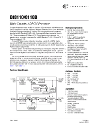 Datasheet Bt8110EPJB manufacturer Неопределенные