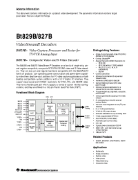 Datasheet BT829B manufacturer Неопределенные