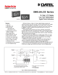 Datasheet DMS20LCD0 manufacturer Неопределенные