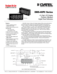 Datasheet DMS-40PC-3-RL-BCD manufacturer Неопределенные